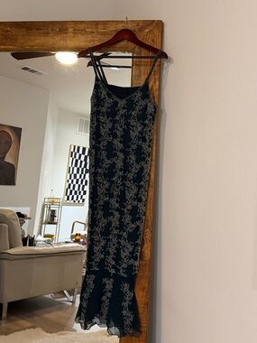 VTG SILK beaded dress✨✨